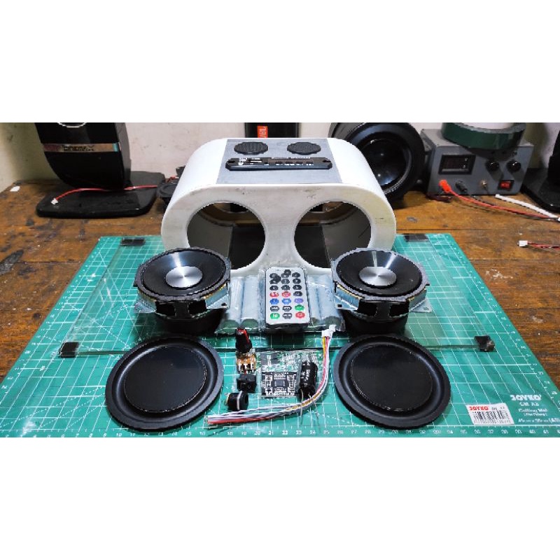 ( Hanya Box Saja ) Box speaker 3inch bahan pipa pvc 4inch