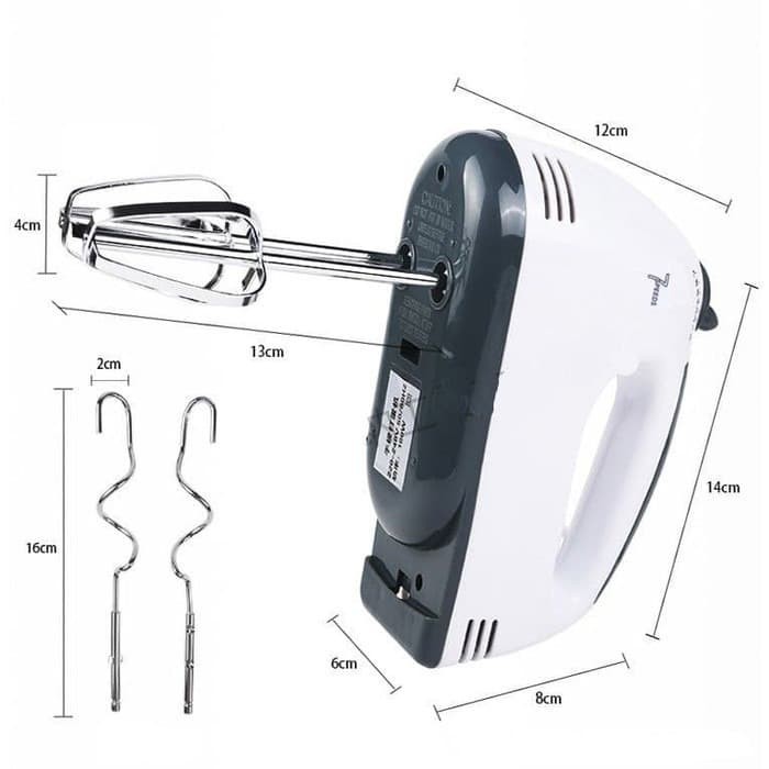 Hand Mixer Dough Cake Multifungsi Hand Mixer Scarlett 7 Speeds Level