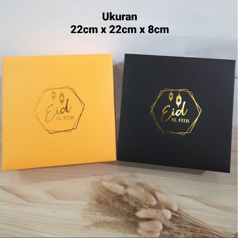 

Dus kue 22x22x8 / Box kue dengan Logo Idul Fitri / box idul fitri /dus lebaran / dus kue lebaran