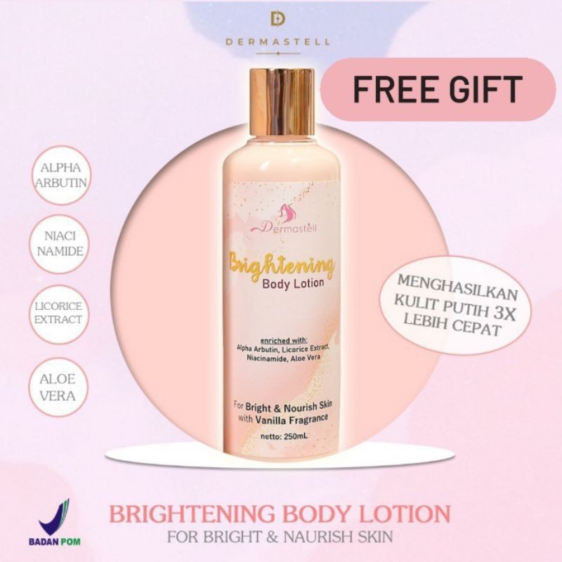 Dermastell brightning body lotion 250ml