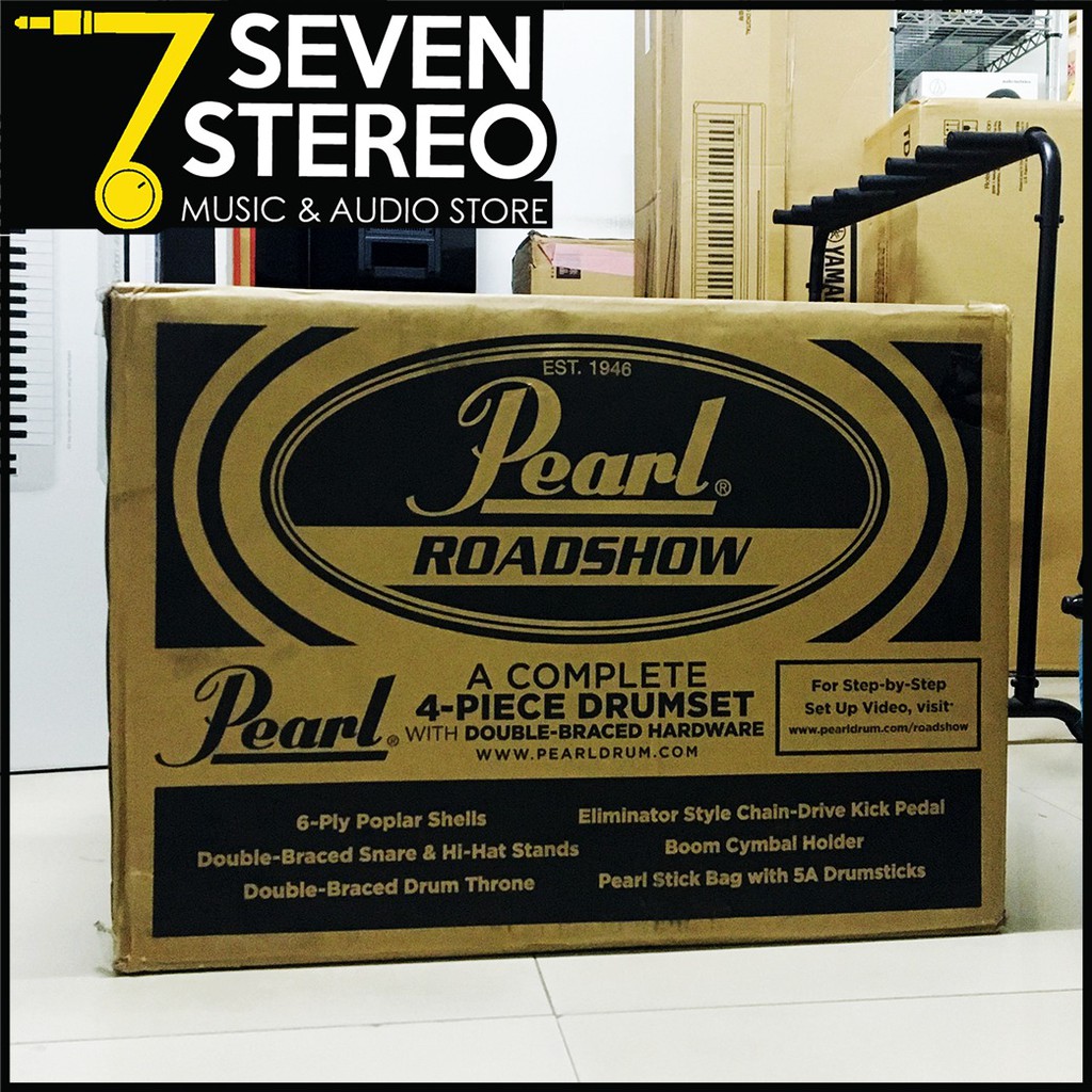 Pearl Roadshow RS584C 4 PC Complete Drum Set