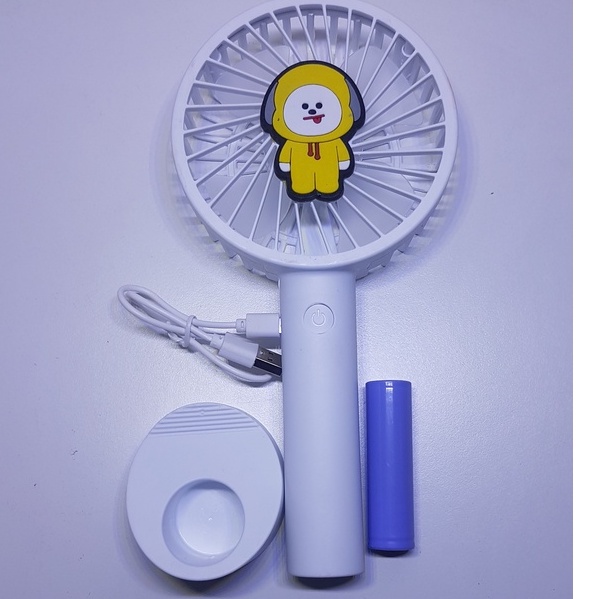 BT21 BTS KIPAS ANGIN MINI PORTABLE CAS USB / HANDY FAN KPOP