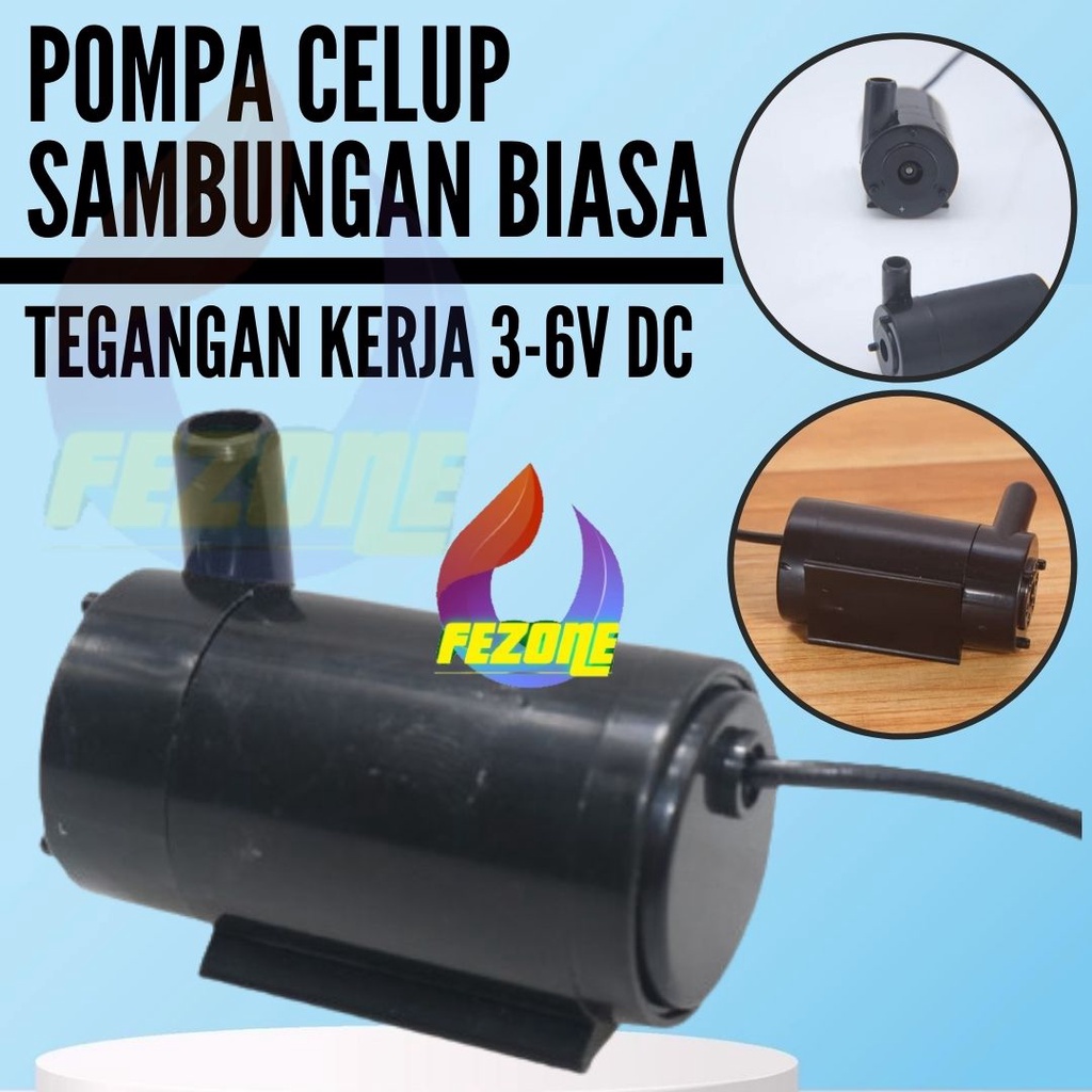 Pompa Mini Water Pump Micro Mini Submersible 3V 5V FEZONE