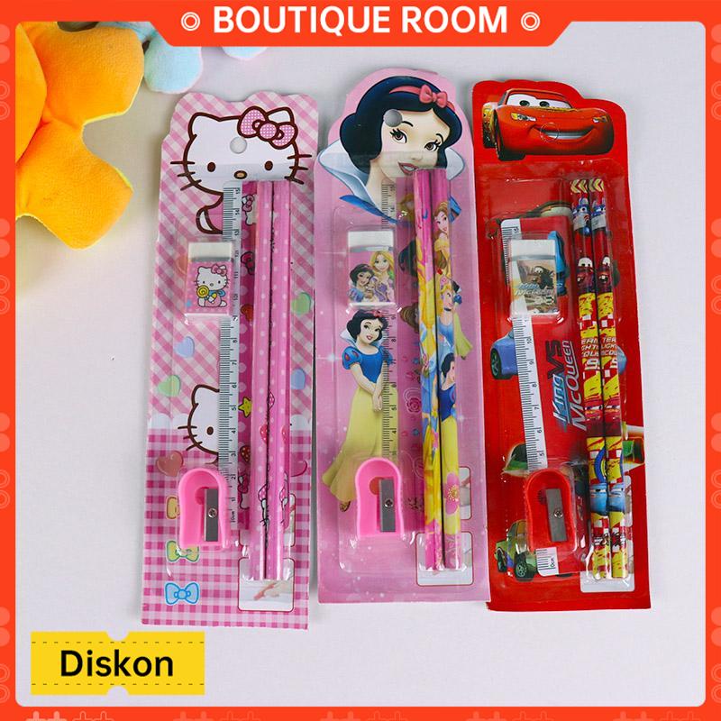 

Ready✨5pcs Siswa Kreatif Set Kartun Kartun Lucu Kindergarten Festival Kecil Hadiah KecilBER