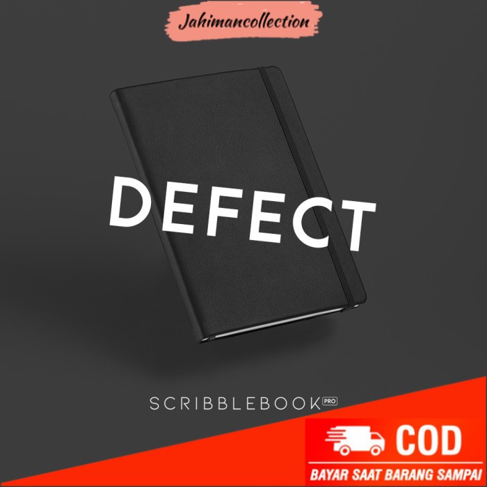 

✨ BISA COD ✨ Scribblebook Pro Defect - SKETCH, JET BLACK