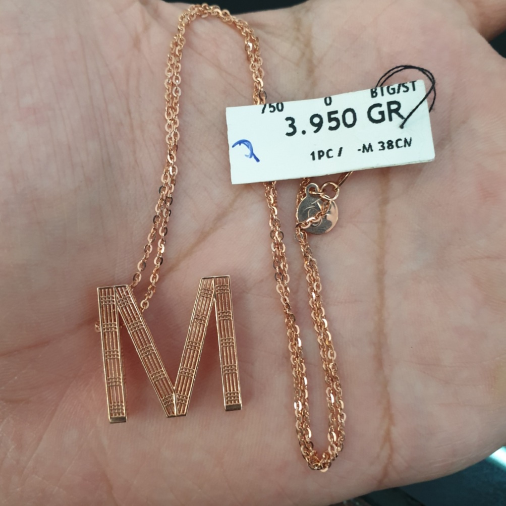 Kalung Emas 17K - 3.95 gram Kadar 750 - 242