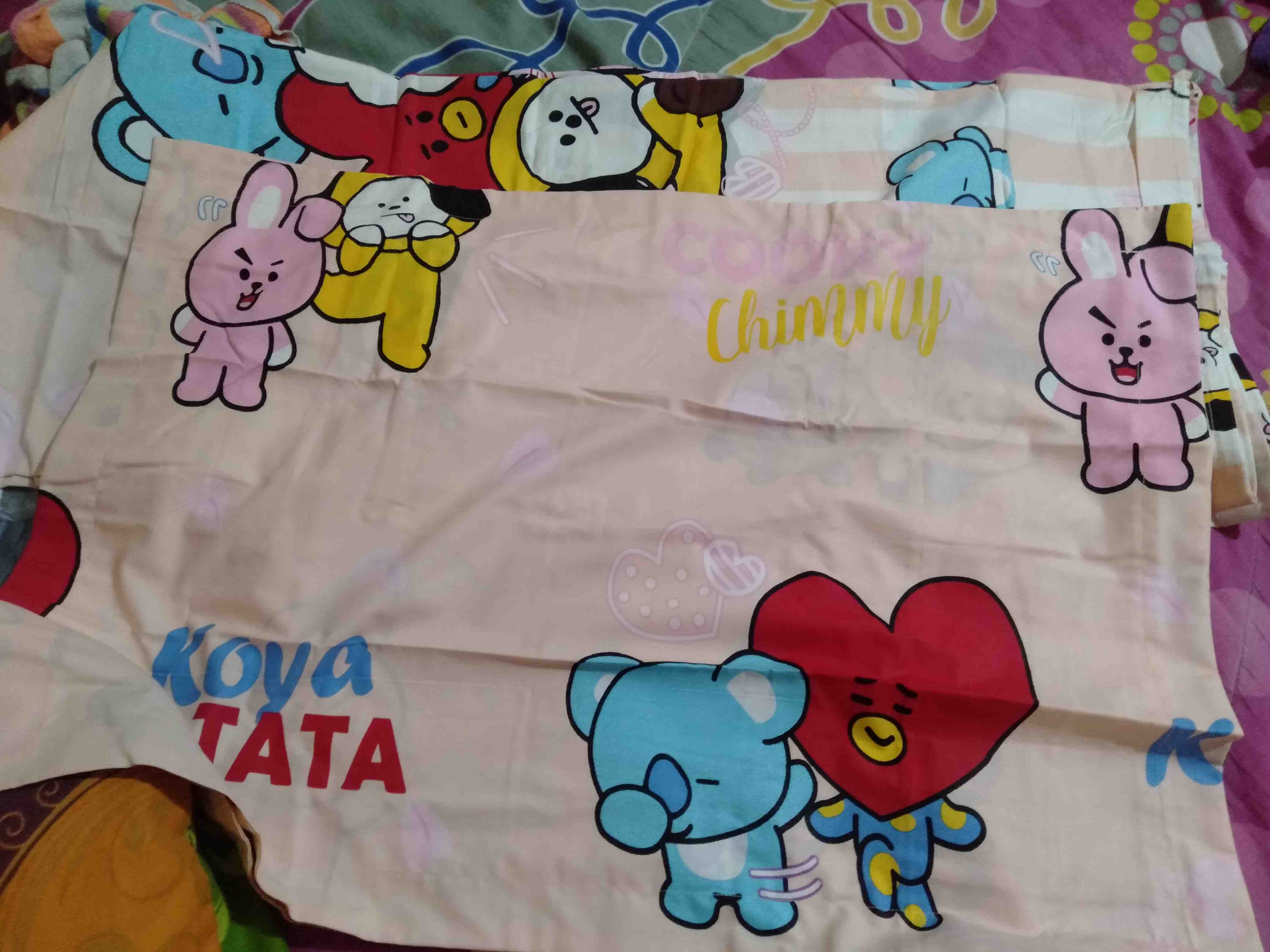 Sprei Bt21 Springtime Pink Star