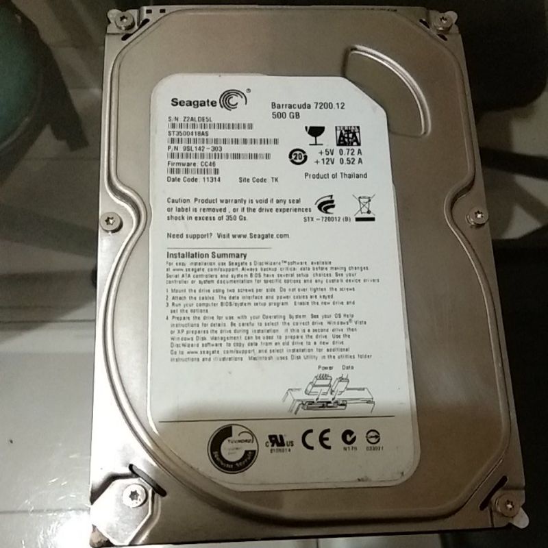 Hardisk PC 500GB MIX