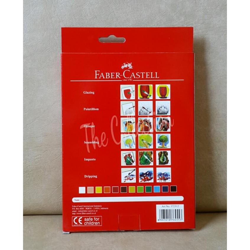 

Atk0234Fc Cat Acrylic 12 Warna 572312 Faber Castell Akrilik Air Kanvas