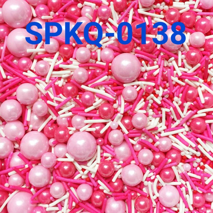 

SPKQ-0138 SPRINKLES SPRINKLE SPRINKEL 250GR MUTIARA PINK PROMO TERBARU