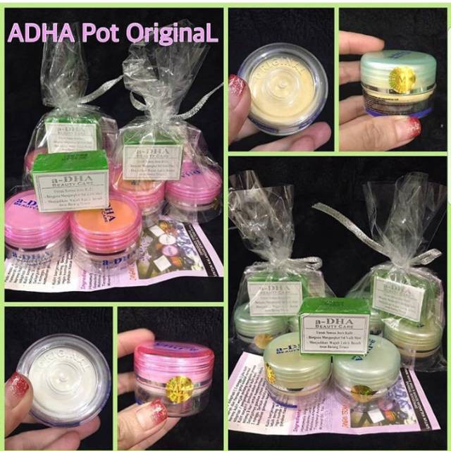 CREAM A-DHA ORIGINAL - Adha original emboss holo m cream a-dha beautycare asli paket a-dha original