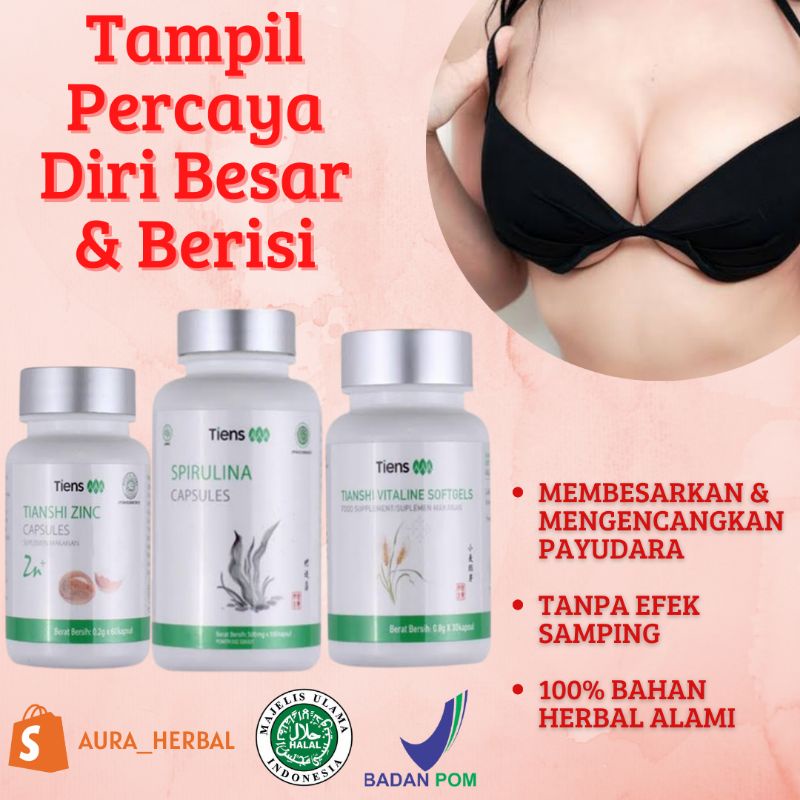 SUPLEMEN PEMBESAR PAYUDARA | SUPLEMEN PENGENCANG PAYUDARA BPOM