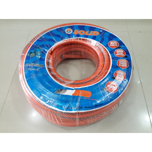 SOLID SYG-559-OR 50 meter - Selang Gas 5 Layer - Selang Gas 50 meter