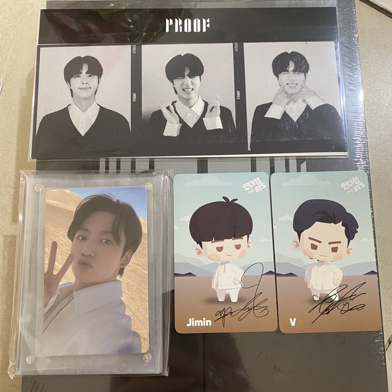 BTS proof album triptyoch photo JIN weverse pob in the seom jimin v jin jk suga