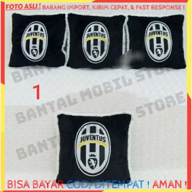 BANTAL TRAVEL TRAVELING TRAVELLING BACKPACK BACKPACKER BONEKA CLUB KLUB BOLA JUVENTUS HITAM