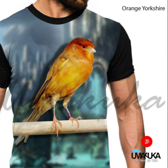 Kaos Full Print umakuka- ORENGE YORKSHIRE