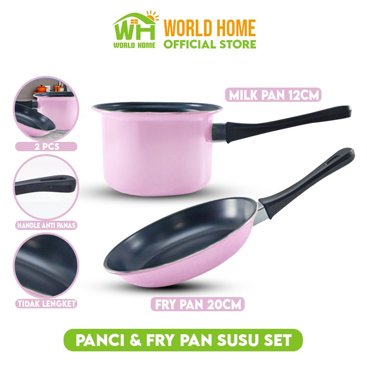 Big Promo Panci Set 5 in 1 Panci Teflon serbaguna panci isi 5 pcs murah