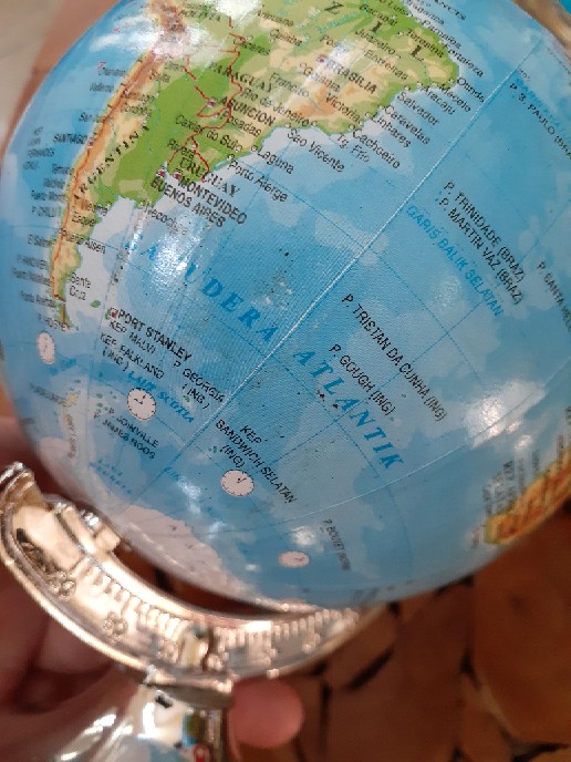 Globe Bola Dunia / Diameter 13 Cm Berkualitas / Peta Dunia