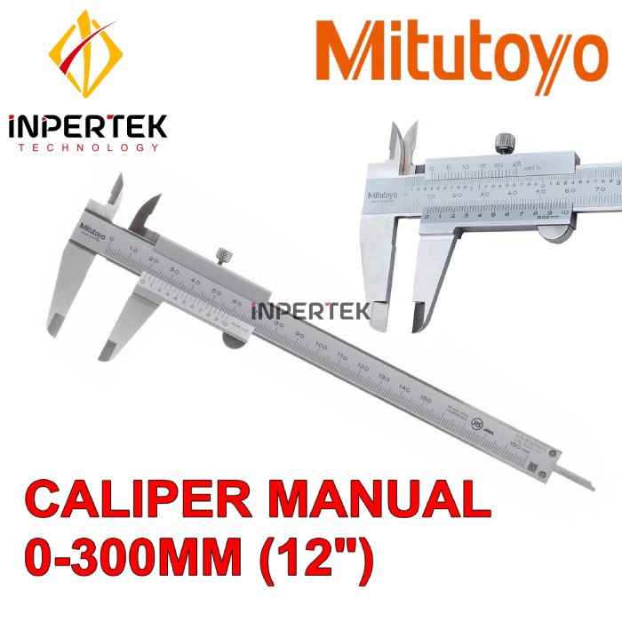

Vernier Caliper Mitutoyo 300 Mm Sigmat Manual 12" Jangka Sorong 12 In