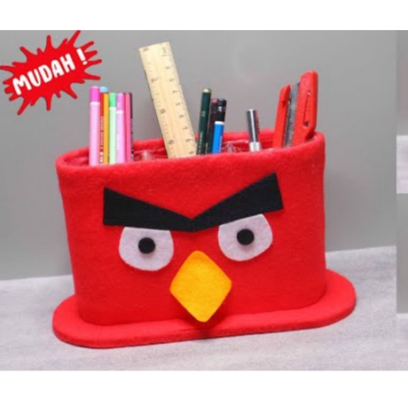 

COD Tempat pensil prakarya karakter Angry bird