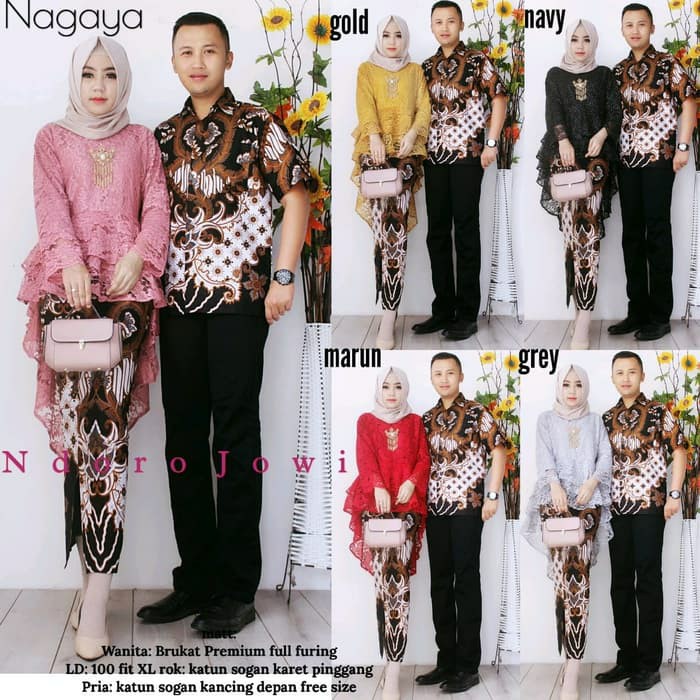 Batik Couple Ori Ndoro Jawi Nagaya Pinguin