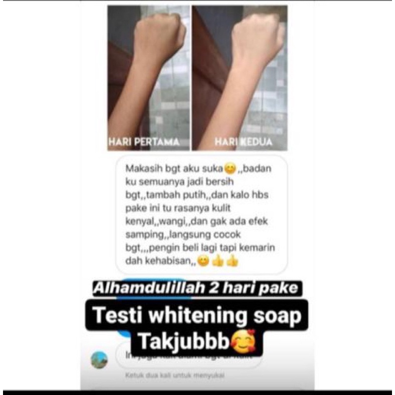 [SALE]Sabun Seputih itu, sabun pemutih badan ori 100%