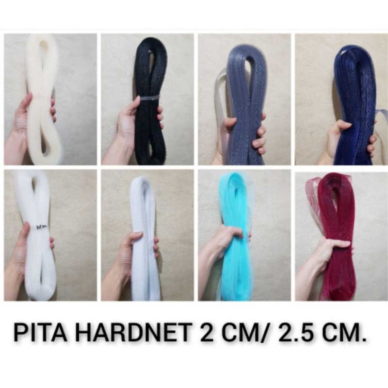 1 ROL (50 YARD) - 2 CM  | PITA HARDNET KAKU / HORSEHAIR FASCINATOR APLIKASI RAMBUT