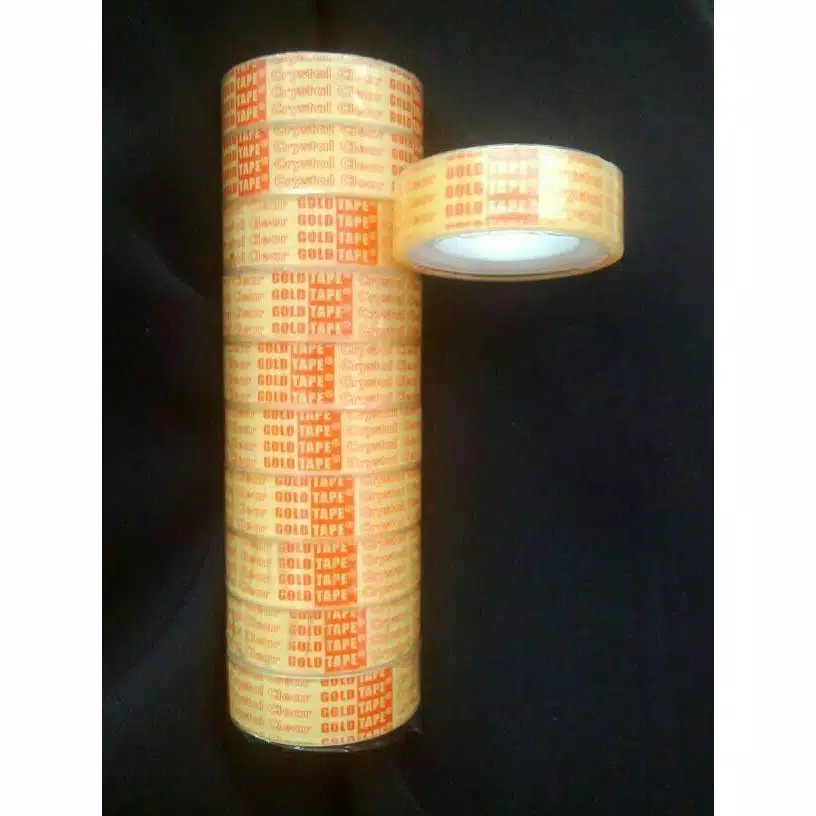 

Isolasi Gold Tape Kecil 1/2 inch