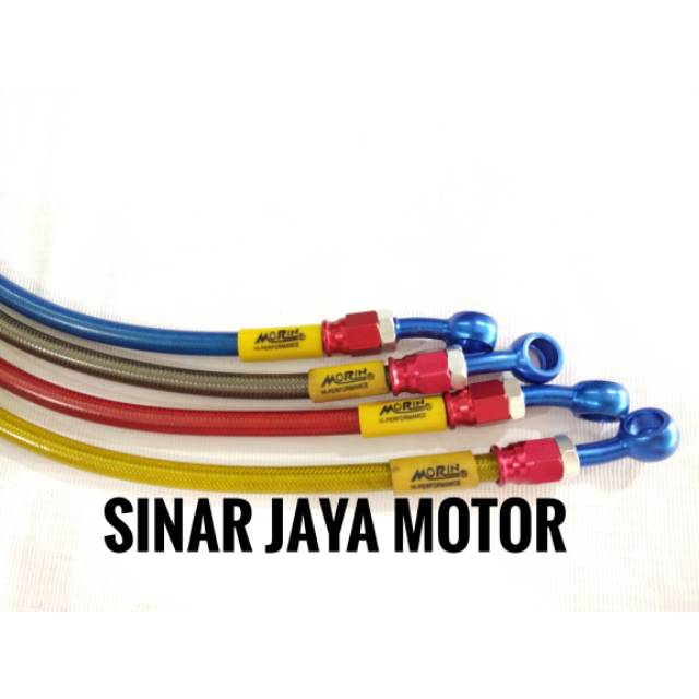 Selang rem depan 95cm morin  slang rem kabel selang rem