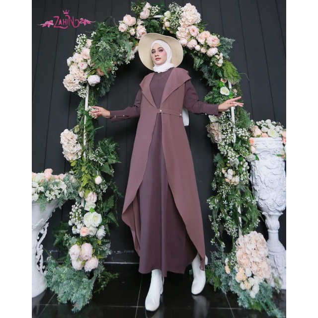 GAMIS/DRESS OUTER/CARDIGAN LEPAS PASANG ADELLA by ZAHIN ORI BRAND