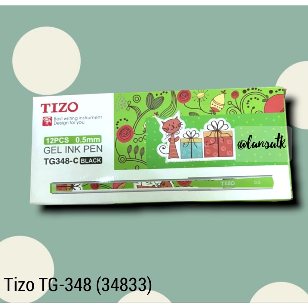 

PULPEN TIZO TG-348 (34883) gel ink pen 0.5mm