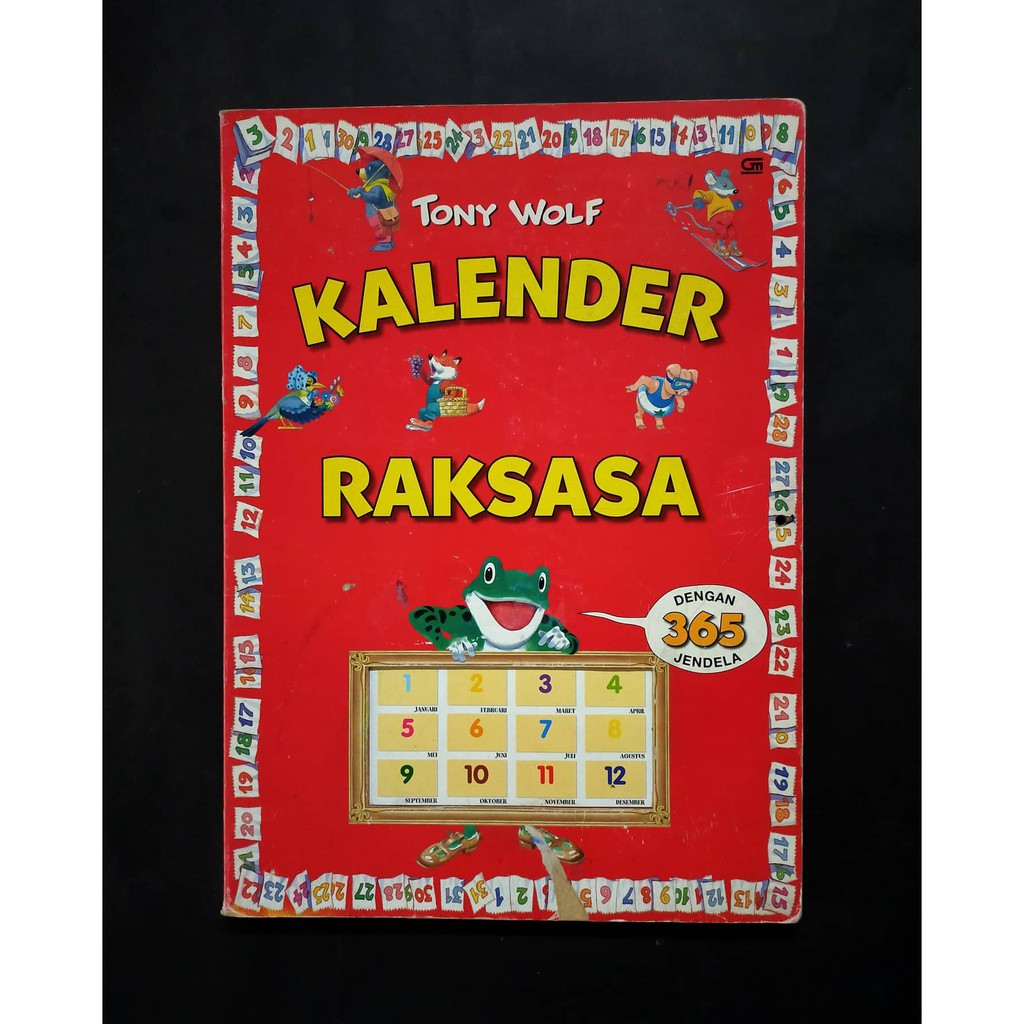 Buku Anak Tony Wolf Kalender Raksasa