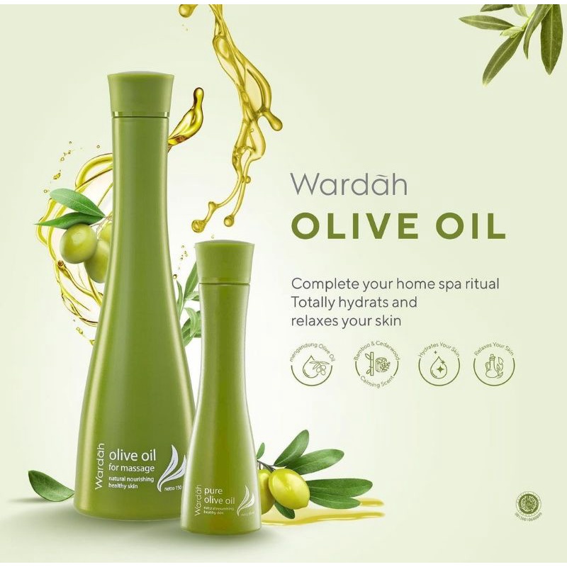 Wardah Olive Oil for massage 150 ml