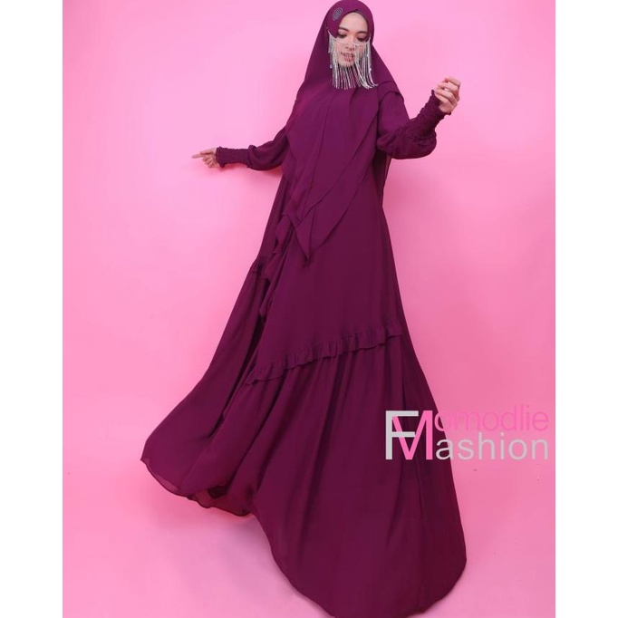 GAMIS SYARI POLOS, GAMIS SYARI JUMBO TERBARU, GAMIS SYARI CERUTY