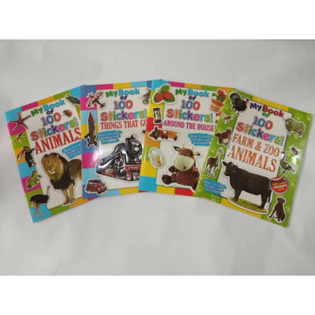 Buku Mewarnai My Book of 100 Stickers JQ-908