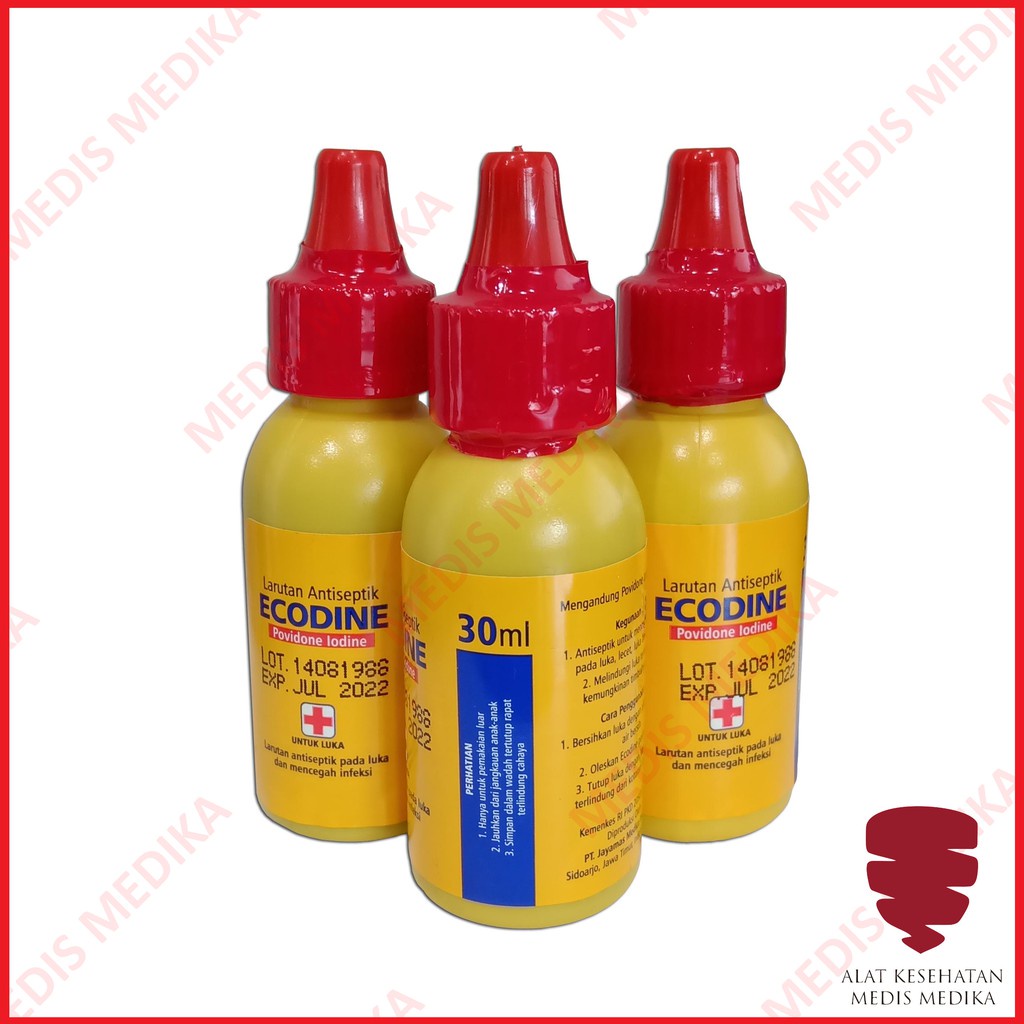 Povidone Iodine 30 ml Obat Luka Merah Sejenis Betadine OneMed