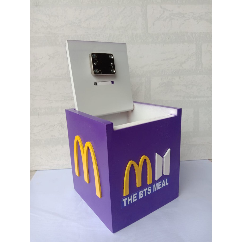 LIMITED EDITION BTS MEAL, Celengan Target, Logo timbul 3D, Celengan Unik, Celengan BTS, Celengan.-5