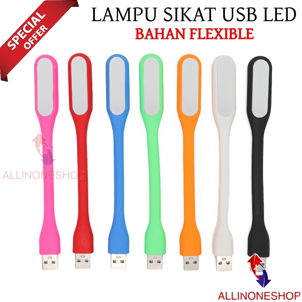 USB LED LAMP / LAMPU SIKAT GIGI EMERGENCY LAMPS LIGHT PORTABLE BELAJAR BACA LAPTOP POWERBANK