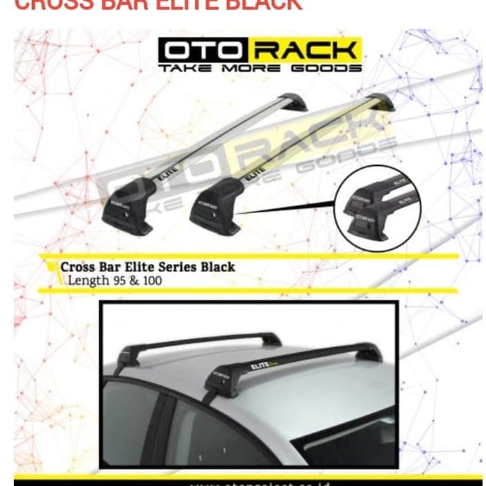 Roof Rack / Crossbar Jepit Body Otorack Elite Mobil Sedan / Kecil