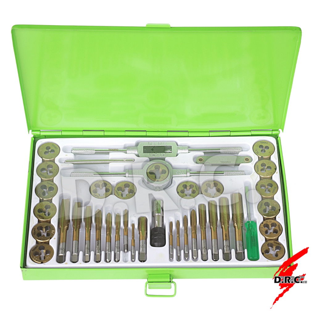 Jual TEKIRO Hand Taps And Dies Set 40 Pcs Tap Set dan Snei 40 Pcs