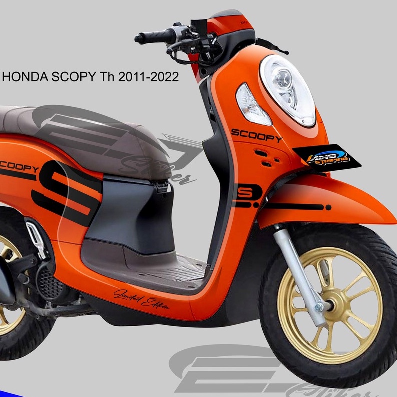 STIKER DECAL HONDA SCOOPY FULL BODY TERBARU / STICKER VARIASI SCOOPY HONDA 2022 2021 / STICKER SCOOPY