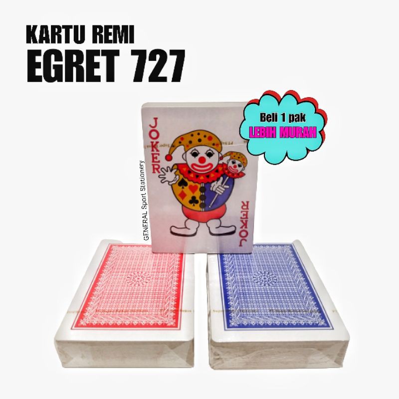 Kartu Remi Egret 727 (pcs/set)