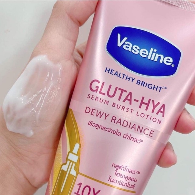 Vaseline Gluta Hya Dewy Radiance / Flawless Bright Healthy Bright​ Gluta Hyaluron Pro-Retinol Serum UV Body Lotion Thailand Original 200 ml