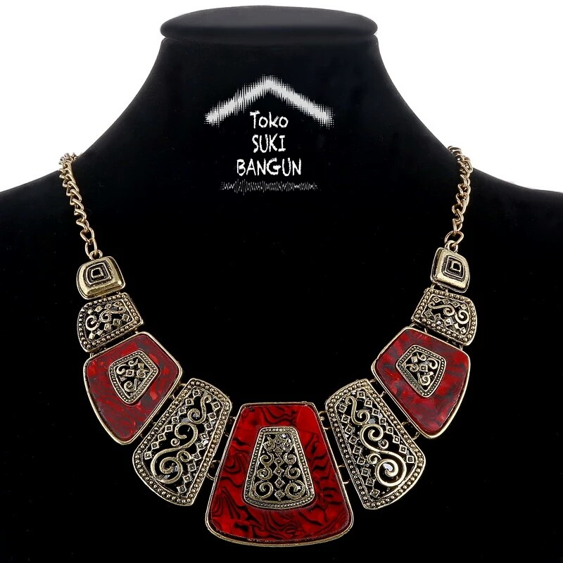 NL-005 Kalung Wanita Fashion Aksesoris Necklace Women Pendant Bohemia