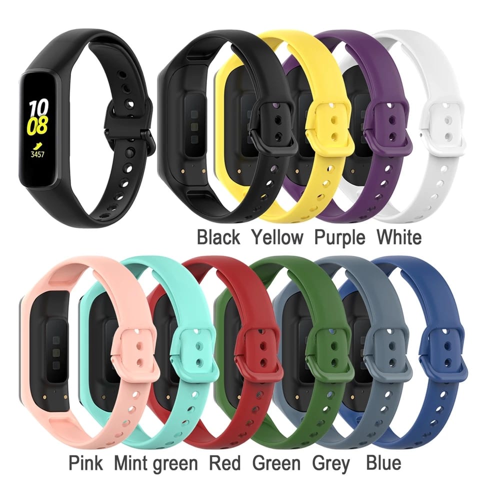 Silvertech Starp Untuk Samsung Galaxy Fit 2 dan Fit-E R375 Wristband Galaxy Fit2 dan Fit e R375 Tali jam Tangan Galaxy Fit - E