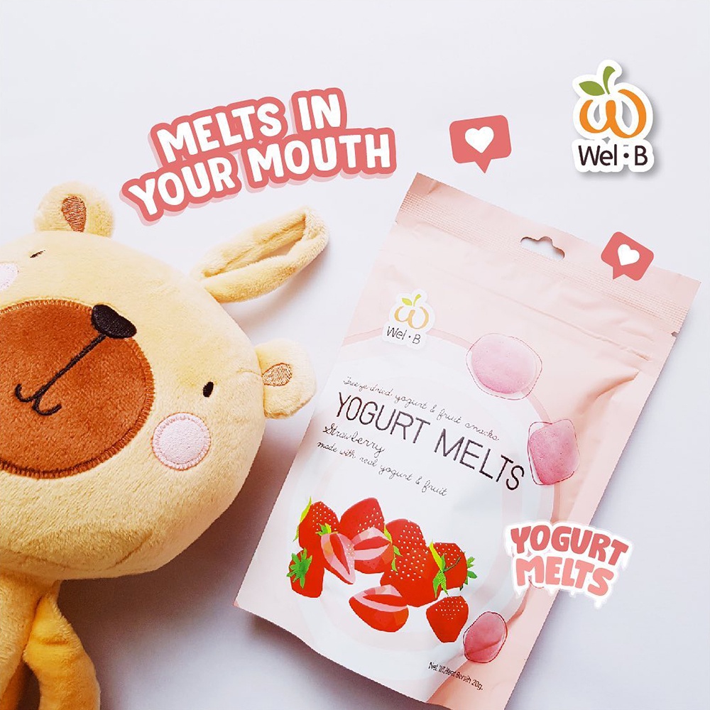 WEL-B Yogurt Melts - WelB Yoghurt Melts Cemilan Anak Snack Anak