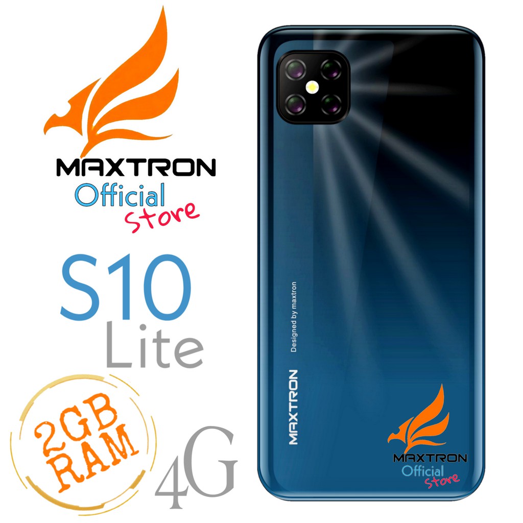HP MAXTRON S10 LITE 4G -- HP ANDROID RAM 2GB ROM 8GB - SMARTPHONE WATERDROP - HP ANDROID MURAH
