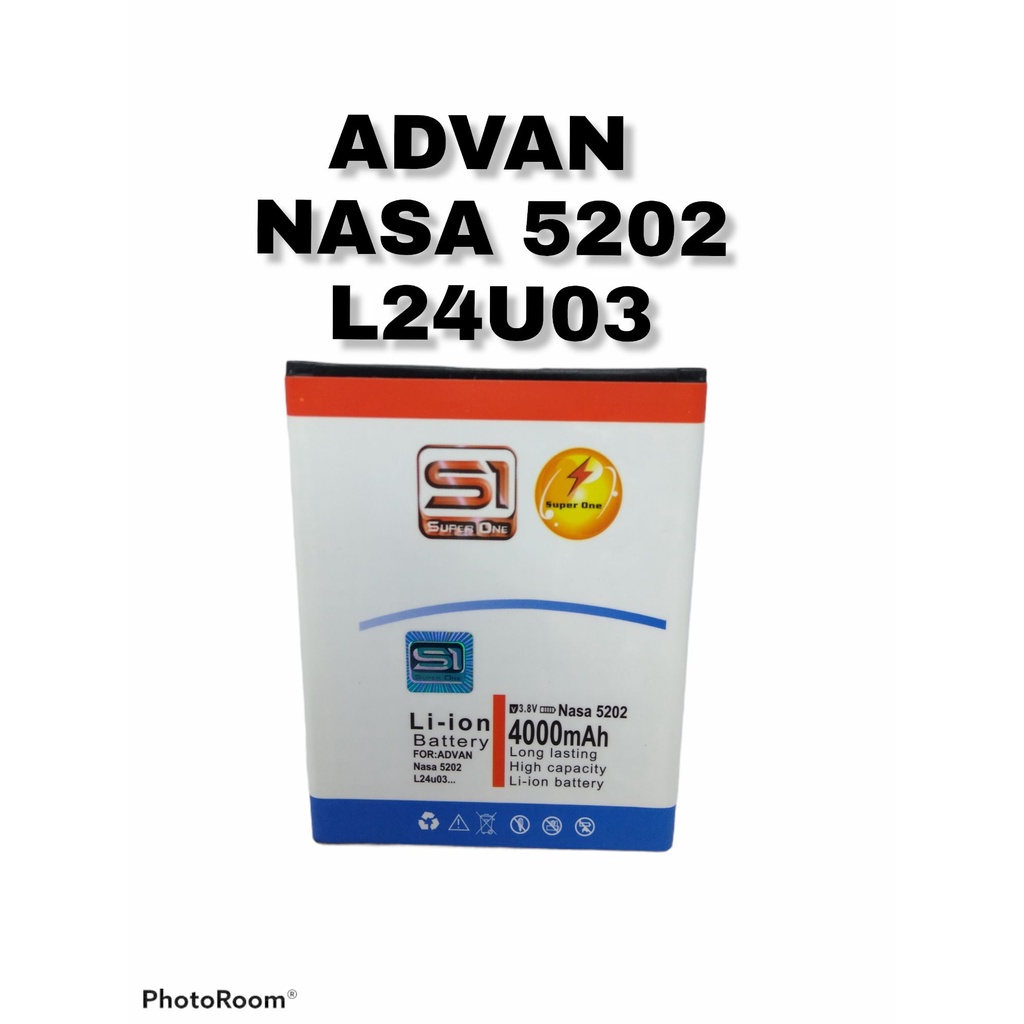 BATERAI DOUBLE POWER SUPER ONE ADVAN NASA 5202 L24U03 BATRE BATRAI ADVAN NASA
