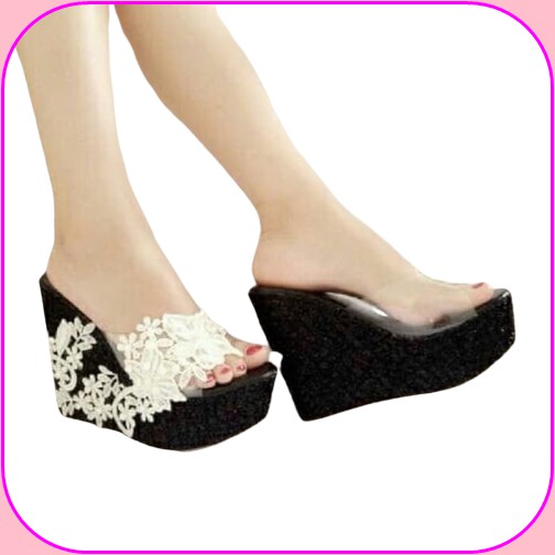 sandal wanita wedges sandal pesta