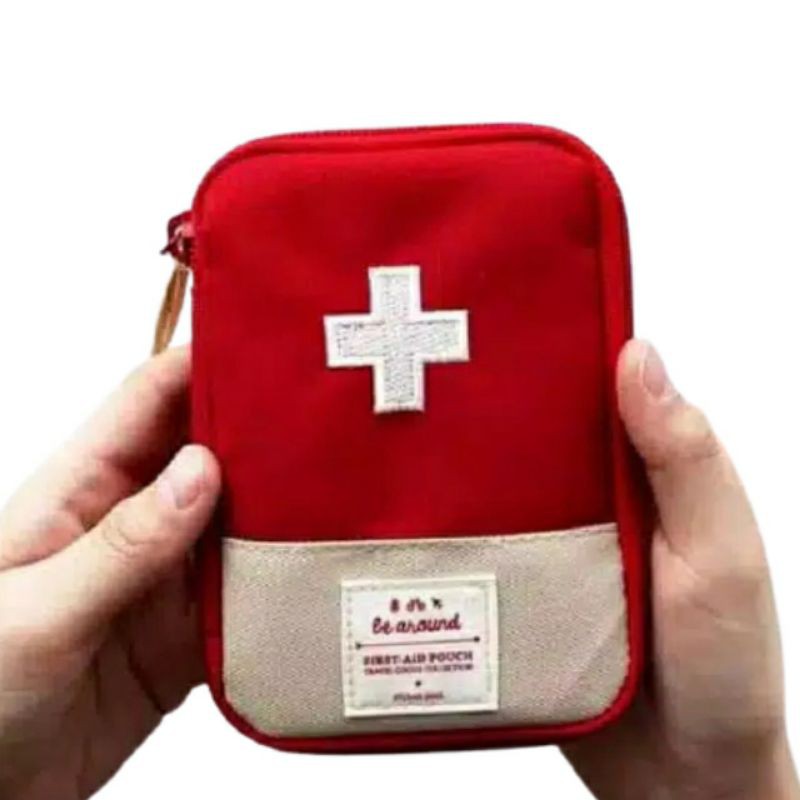 Tas First Aid Kit P3K Tas Tempat Obat Peralatan Organized P3K Mini